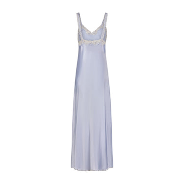 ARCHIVE - 1990s Christian Dior Lilac Satin Slip with Matching Robe