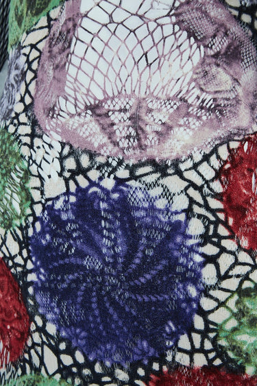ARCHIVE - 1990s Jean Paul Gaultier Floral Fisherman's Mesh Dress