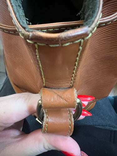 ARCHIVE - 1990s Louis Vuitton Cipango Gold Epi Leather Noe GM Bucket Bag