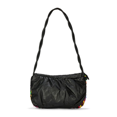 1980s Ted Land Colourful Leather Patchwork Bag