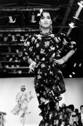 1984 Runway Documented Yves Saint Laurent Floral Skirt Suit