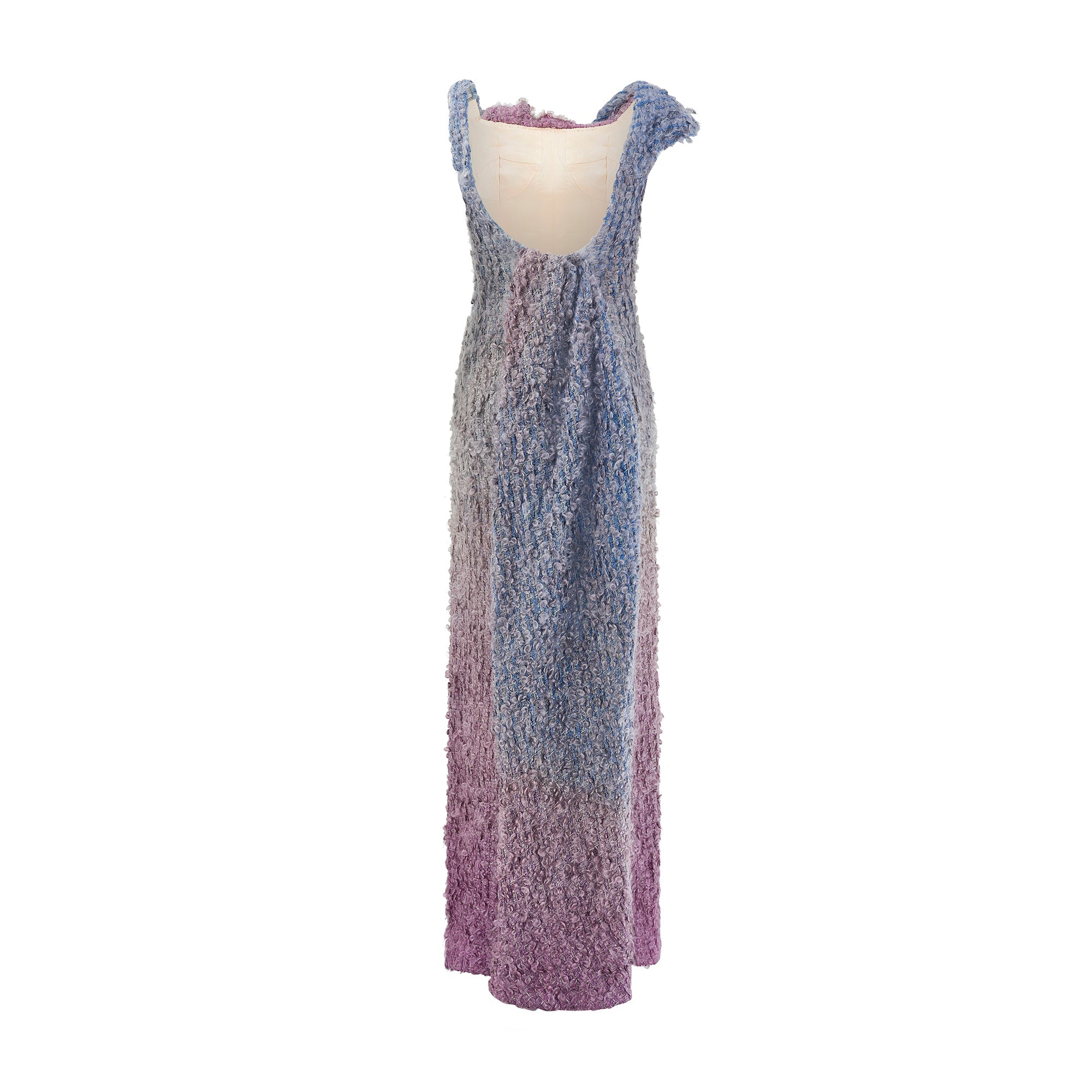 ARCHIVE - 1997 Christian Lacroix Haute Couture Knitted Lilac and Blue CIRCA VINTAGE ARCHIVE - 1997 Christian Lacroix Haute Couture Knitted Lilac and Blue CIRCA VINTAGE