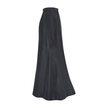 ARCHIVE - 2000s Vivienne Westwood Black Silk Maxi-Skirt