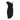 ARCHIVE - 2002 Emanuel Ungaro Runway Black Ruched Dress with Leather Strap