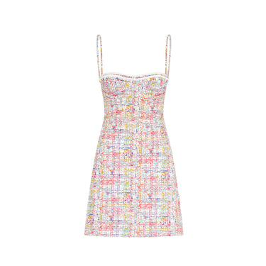 ARCHIVE - 2005 Chanel Cruise Balconette Watercolour Print Dress