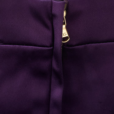 ARCHIVE - 2006 Dolce and Gabbana Purple Satin Corset Dress