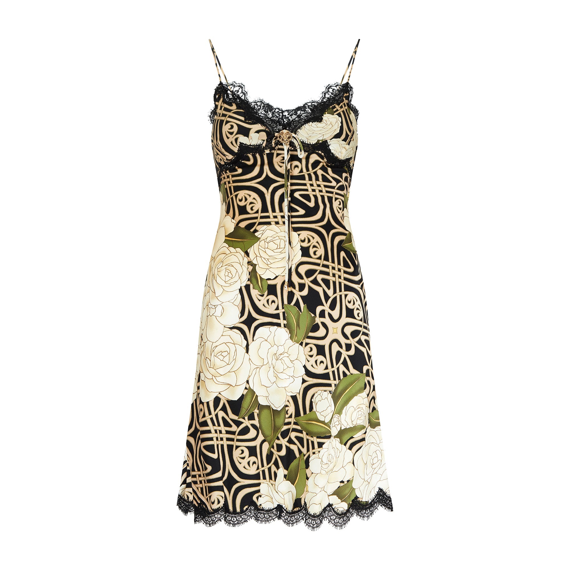 vintage roberto cavalli dress SS 2003 Tattoo Sheer Roberto Cavalli F/W 2005 White