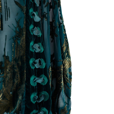 ARCHIVE - 2006 Runway Documented Roberto Cavalli Silk and Velvet Tunic