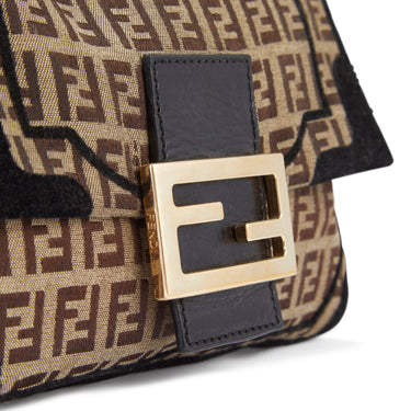 ARCHIVE - 2007 Fendi Mini Mamma FF Motif Baguette Bag