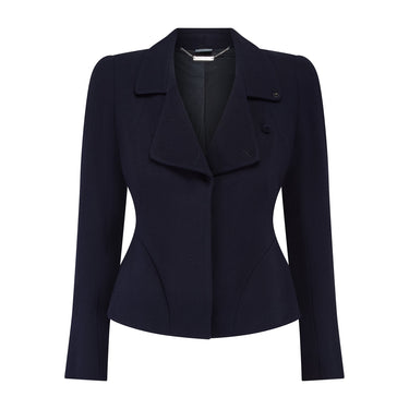 2008 Alexander McQueen Navy Single Breasted Jacket