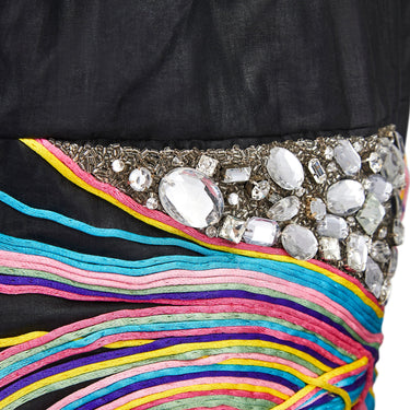 ARCHIVE - 2008 Documented Chloe Resort Rainbow Ribbonwork Skirt