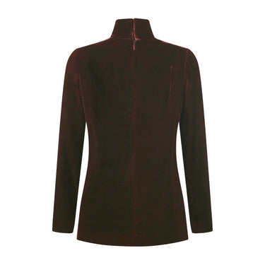 2013 Jean Paul Gaultier Haute Couture Burgundy Tunic Trouser Suit