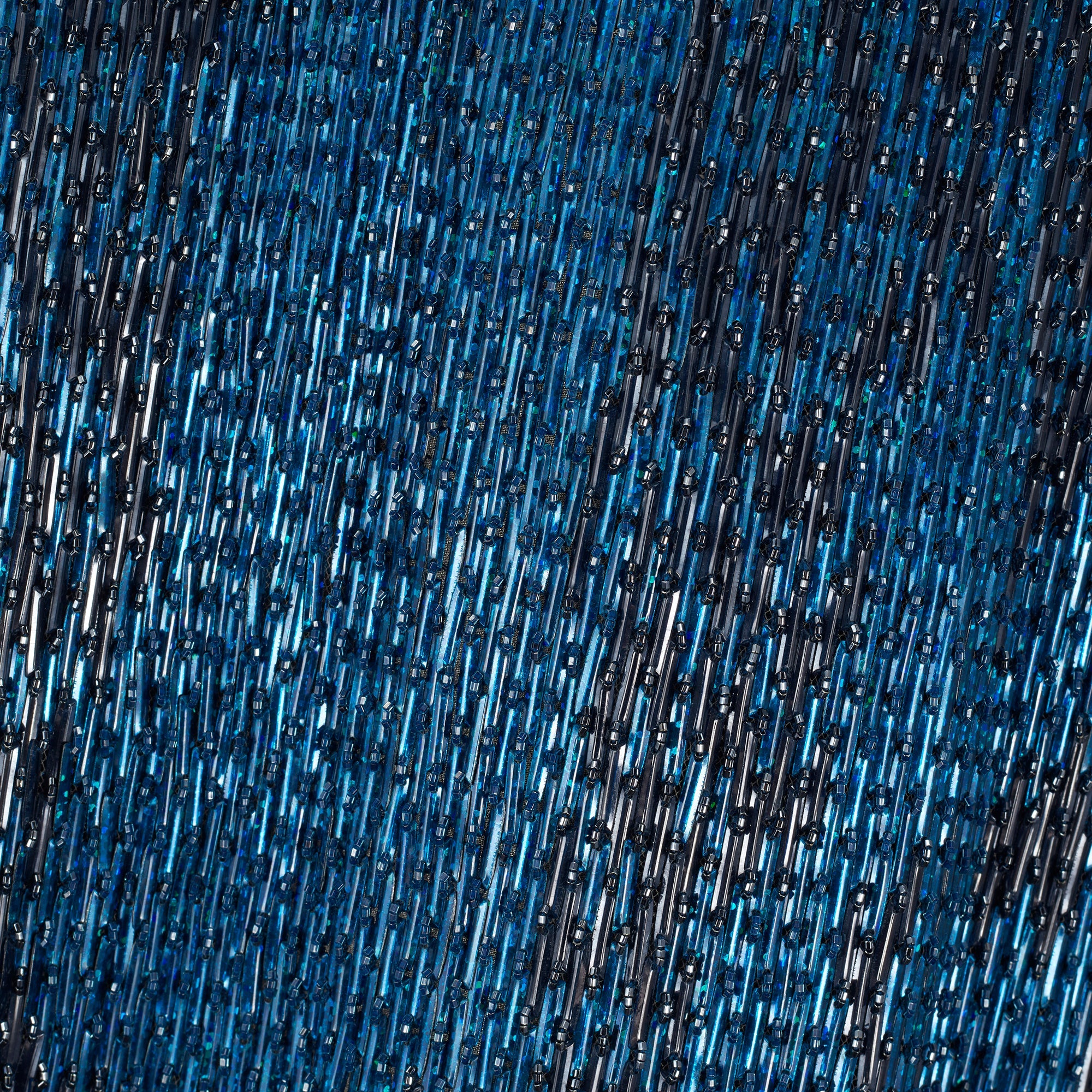 2013 Julien Macdonald Runway Documented Electric Blue Beaded Dress