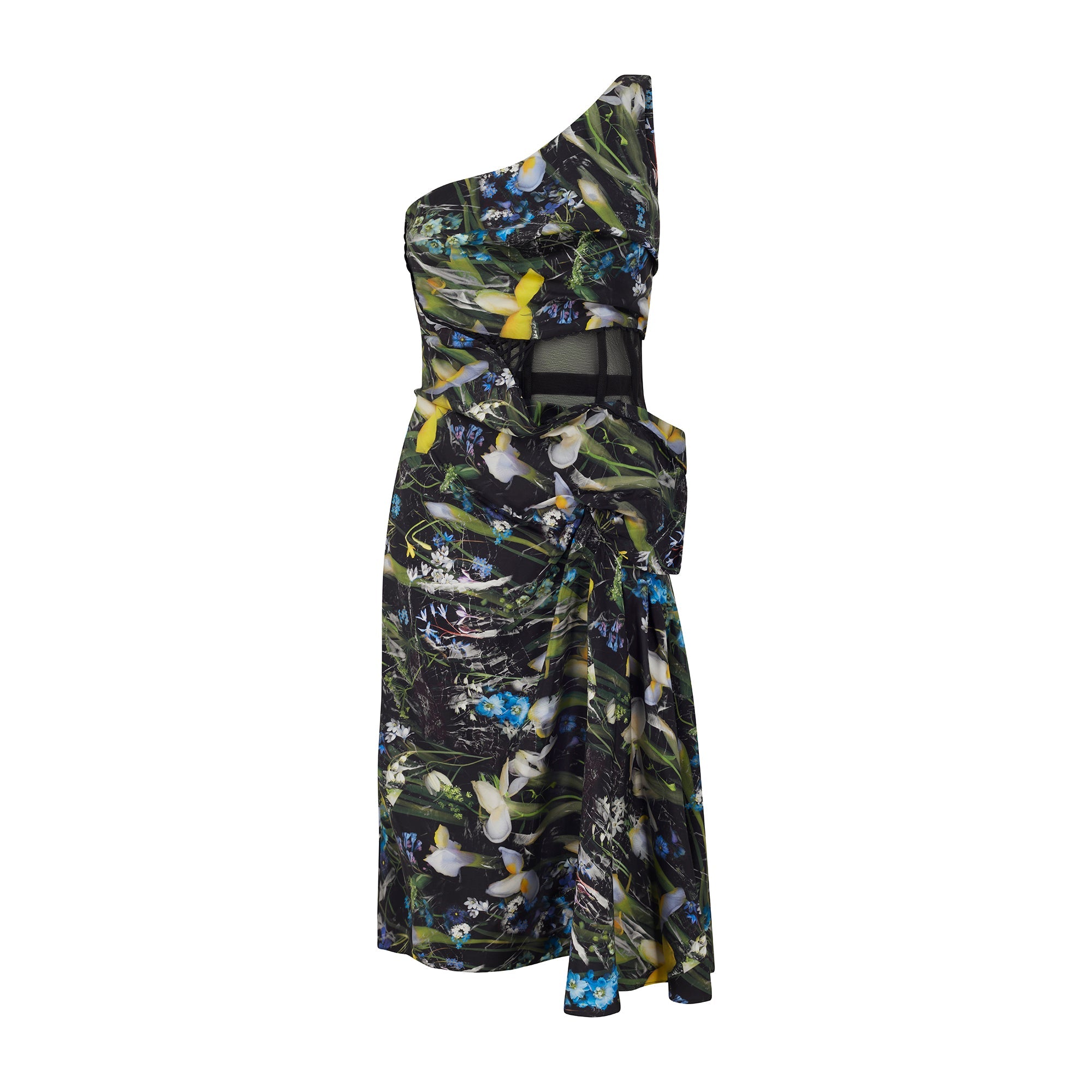 2019 Alexander McQueen Runway Documented Floral Corset Dress CIRCA VINTAGE 2019 Alexander McQueen Runway Documented Floral Corset Dress CIRCA VINTAGE