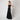 2006 Armani Collezioni Black Satin Bustier Top and Maxi-Skirt