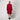 ARCHIVE - 1960s Balmain Demi Couture Red Boucle Wool Coat