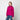 1980s Chanel Fuchsia Heavy Silk Blouse with Ruffle Collar