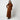 1960s Clobber Brown Chenille Highwayman Long Coat