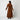 1960s Clobber Brown Chenille Highwayman Long Coat