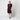 ARCHIVE - 1950s Suzy Perette Satin Black and Red Rose Print Dress