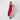 1960s French Couture Red Wool Applique Dress Suit