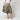 1950s Box Pleat Novelty Print Night Scene Skirt