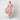 1960s Edward Abbott Dusky Pink Corded Lace and Silk Chiffon Dress