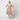 1960s Edward Abbott Dusky Pink Corded Lace and Silk Chiffon Dress