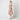 1960s Edward Abbott Dusky Pink Corded Lace and Silk Chiffon Dress