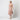 1960s Edward Abbott Dusky Pink Corded Lace and Silk Chiffon Dress