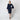 2010s Dolce & Gabbana Alta Moda Navy Dress with Flared Sleeves
