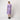 1950s Sambo Fashions Purple and White Silk Shirtwaister Dress
