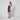2011 John Galliano for Christian Dior Runway Purple Chiffon Mini Dress
