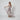 2020 Philosophy White Floral Polka Dot High Low Dress with Train