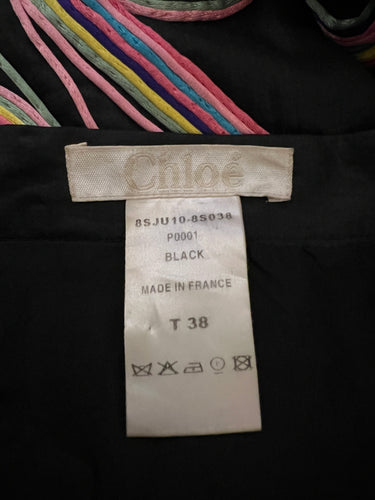 ARCHIVE - 2008 Documented Chloe Resort Rainbow Ribbonwork Skirt