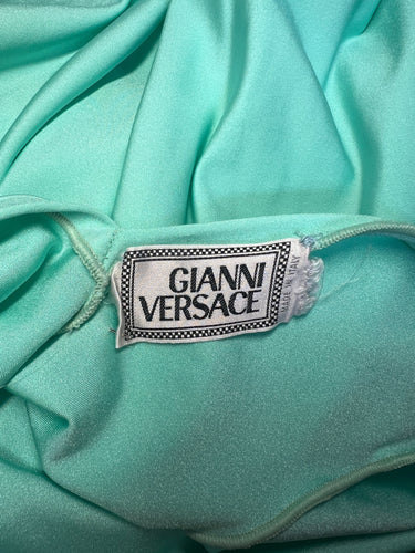 ARCHIVE - 1991 Gianni Versace Turquoise Lycra Catsuit