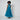 1960s French Couture Organza Dress with Embroidered and Beaded Bodice