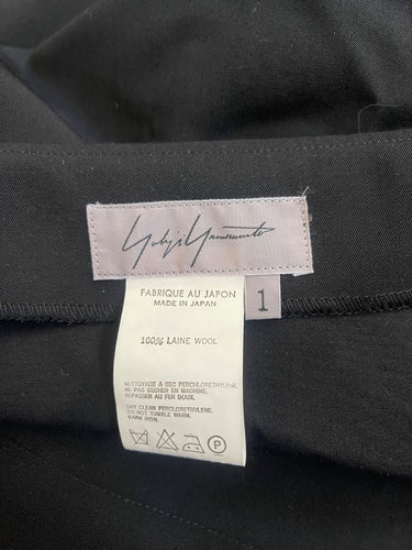 2001 Yohji Yamamoto Runway Documented Handbag Dress with Tags