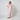 1990s Bespoke Pink Silk Maxi Dress with Rhinestones and Silver Lace
