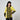 ARCHIVE - 1991 Christian Lacroix Runway Yellow Jacquard Jacket with Black Lace