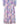 1970s Mignon Lilac Floral Chiffon Maxi Skirt Suit
