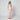 1990s Bespoke Pink Silk Maxi Dress with Rhinestones and Silver Lace