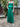 ARCHIVE - 1970s Bernshaw Green Jersey Studio 54 Maxi Dress