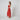 1990s Patric Casey Deep Orange Silk Bias Cut Dress with Beadwork