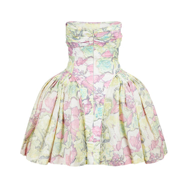 ARCHIVE - 1988 Runway Documented Karl Lagerfeld Floral Marie Antoinette Dress