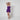 2011 John Galliano for Christian Dior Runway Purple Chiffon Mini Dress