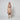 2000s John Galliano Nude Textured Chiffon and Sequinned Dress