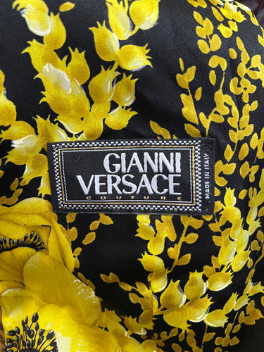1990s Versace Leopard Print Silk Jacket