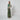 1970s Green and Gold Long-Sleeve Metallic Lame Maxi-Dress