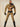 1989 Junior Gaultier Gold Lamé Lace-Up Trouser
